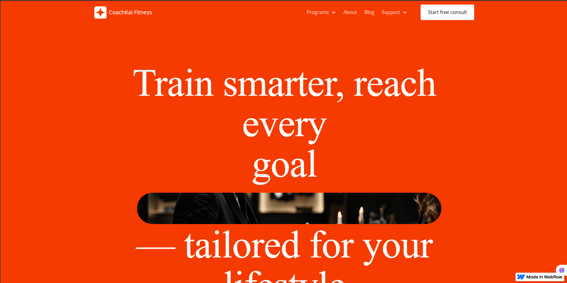 CoachKai Fitness website screenshot